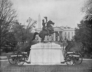 Jackson-Statue, Lafayette Square, Washington, D.C., ca. 1897