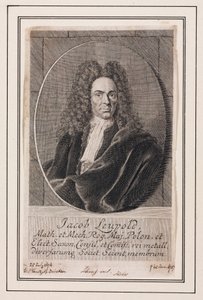 Jacob Leupold, deutscher Physiker und Maschinenbauingenieur, ca. 1700 von Unbekannt