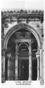 Jama Masjid, Ahmadabad, Gujarat, Indien, ca. 1925 von Unbekannt