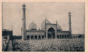 Jama Masjid, Delhi, um 1900