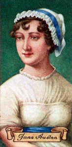 Jane Austen, aus einer Serie von Zigarettenkarten, 1935 von Unbekannt