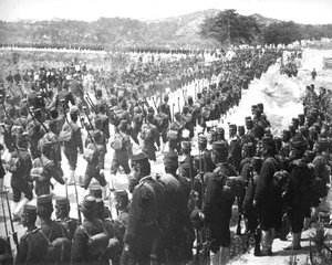 Japanische Truppen, Korea, um 1900