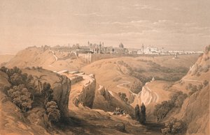 Jerusalem von der Straße nach Bethanien, 1855
