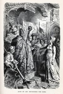 Johanna von Orléans erkennt den König, 1882 von Unbekannt
