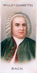 Johann Sebastian Bach 1685-1750, deutscher Komponist und Organist, 1912