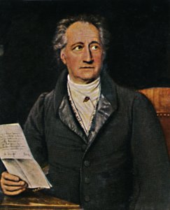 Johann Wolfgang von Goethe 1749-1832 - Gemälde von J.K. Stieler, 1934 von Unbekannt