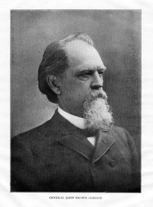 John Brown Gordon, amerikanischer Soldat, spätes 19. Jahrhundert