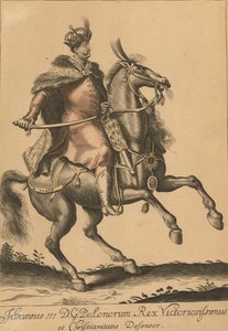 Johann III. Sobieski 1629-1696, König von Polen und Großherzog von Litauen, 1683 von Unbekannt