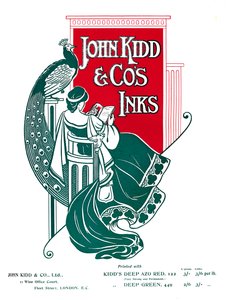 John Kidd & Cos Tintenwerbung, 1907