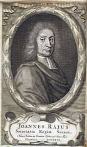 John Ray (Wray), englischer Naturforscher, ca. 1700