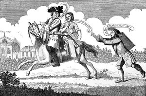 Johann von Gaunt beritten, oder Mars auf seiner Reise, 1747