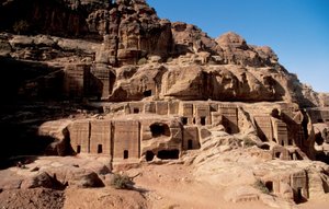 Jordanien, Petra: Nabatäische Gräber, Petra, Jordanien