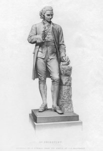 Joseph Priestley, englischer Chemiker und presbyterianischer Pfarrer, 19. Jahrhundert von Unbekannt