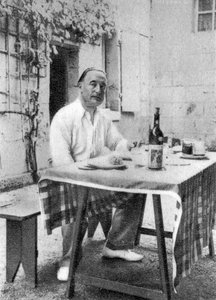 Jules Romains, französischer Dichter und Schriftsteller, 1935
