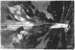 Jules Verne 1828-1905, Von der Erde zum Mond, 1865 von Unbekannt