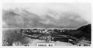 Kaslo, British Columbia, Kanada, um 1920er Jahre