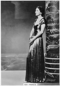Kay Francis, amerikanische Bühnen- und Filmschauspielerin, 1938 von Unbekannt