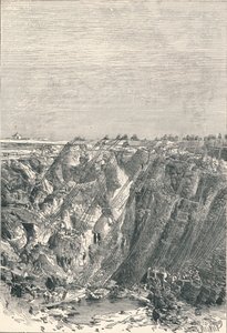 Kimberley: Aussehen der Diamantenmine im Jahr 1880, 1896