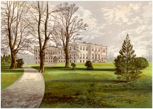 Schloss Kimbolton, Huntingdonshire, Heimat des Herzogs von Manchester, ca. 1880 von Unbekannt