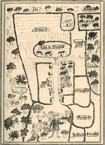 Palast von König Eduard dem Bekenner in Borstal Brill, 1908