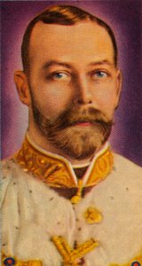 König Georg V bei seiner ersten Parlamentseröffnung, 1911 von Unbekannt