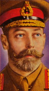 König Georg V. in Felduniform während des Ersten Weltkriegs, ca. 1914-1918, 1935 von Unbekannt
