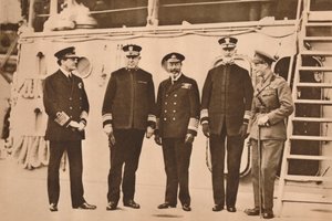König Georg V. besucht die Flotte, November 1917 von Unbekannt