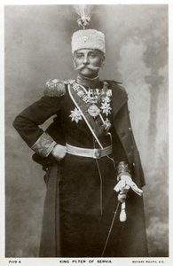 König Peter I. von Serbien, um 1903-1918