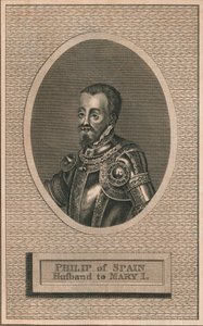 König Philipp II. von Spanien, Ehemann von Königin Maria I., 1793 von Unbekannt
