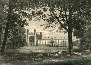 Kings College von The Backs, 1898