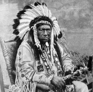 Kinnewankan, Häuptling der Sioux, 1922