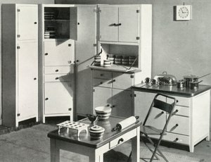 Küchenmöbel von Heals, London, 1937
