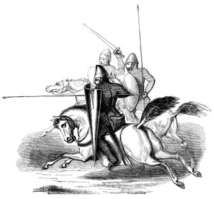 Ritter von König Ludwig VI. von Frankreich, 14. Jahrhundert, 1849