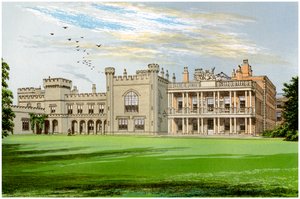 Knowsley Hall, Lancashire, Heim des Earl of Derby