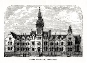 Knox College, Toronto, Ontario, Kanada, 19. Jahrhundert