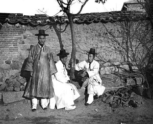 Koreanische Männer, 1900