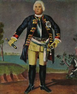 König Friedrich Wilhelm I. von Preußen 1688-1740. - Stich nach dem Gemälde von Weidemann, 1934