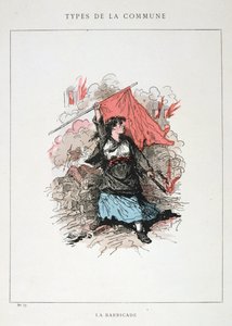 La Barricade, Pariser Kommune, 1871 von Unbekannt