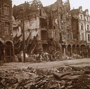 La Petite Place, Arras, Nordfrankreich, um 1914-1918