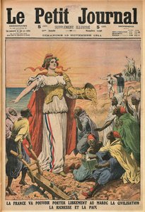 Die zivilisatorische Mission. Le Petit Journal, 19. November 1911, 1911 von Unbekannt