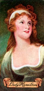 Lady Hamilton, aus einer Serie von Zigarettenkarten, 1935 von Unbekannt
