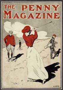 Golferin auf dem Cover des 