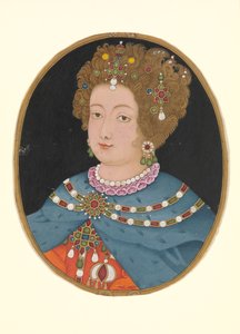 Dame im elisabethanischen Kostüm