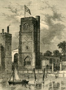 Lambeth Kirche 1825, ca. 1878