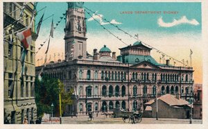 Lands Department Sydney, um 1910