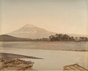 Landschaft mit Fluss und Berg, 1870er Jahre