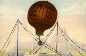 Start des Ballons der Gebrüder Montgolfier, Juni 1783