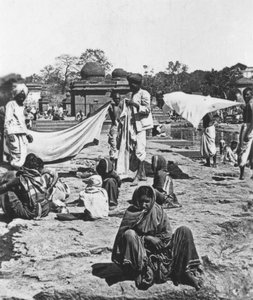 Wäscherei, Indien, ca. 1927-1929