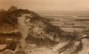 Le Dunes et la Plage, Sanddünen und Strand, ca. 1900 von Unbekannt