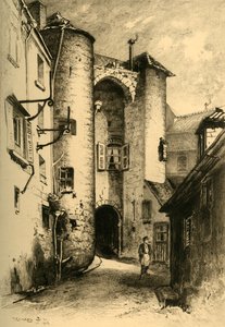 Le Passage Des Chénizelles À Laon Aisne, 1903 von Unbekannt